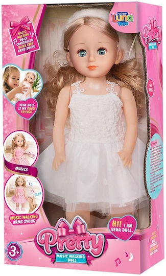 Luna Baby-Puppe Vena mit Weißem Kleid ab 3 Jahren 36 cm
