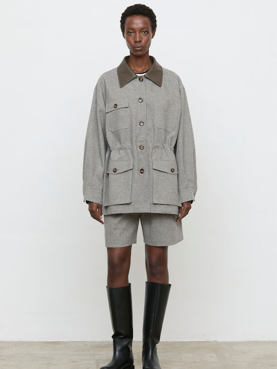 Eleh Pantaloni scurți pentru femei Grey