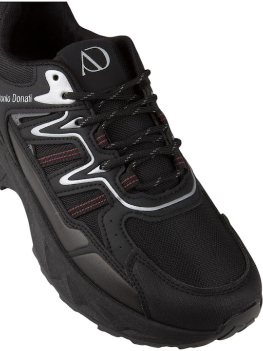 Antonio Donati Men's Black Hiking Shoes