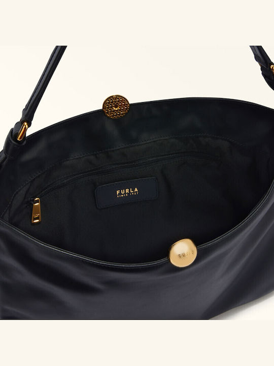 Sfera Leather Women's Black Hobo Bag