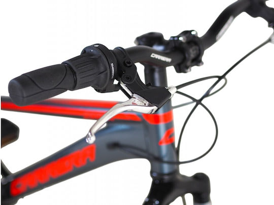 20" Kinder-Mountainbike mit grauem Aluminiumrahmen