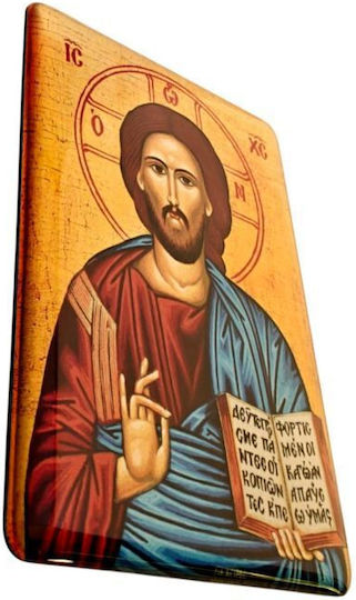 Icoană Hristos Magnet Smălțuit 8x5.5 Cm