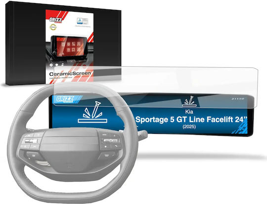 Folie Ceramică Grizzglass Cardisplay Protection Kia Sportage 5 Gt Line Facelift 24'' 2025