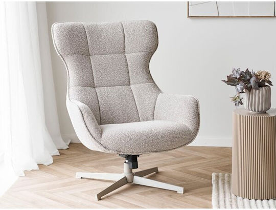 Brea 183 Scaun de Relaxare Rotativ Bej 86x76x100cm Brea 183 Scaun de Relaxare Rotativ Bej 86x76x100cm