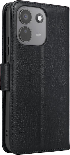 Zanaé Wallet Case Redmi Note 17 Pro Max Textured Stand Function Black