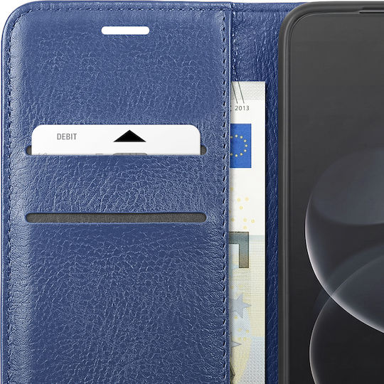 Zanaé Wallet Case Redmi Note 17 Pro Textured Effect Stand Night Blue