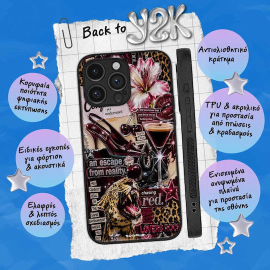 Калъф Sonique Back To Y2k Series Oppo Reno15 Pro Max Chasing Red