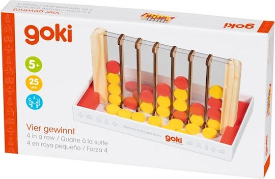 Επιτραπέζιο Παιχνίδι 4 in a Row για 2 Παίκτες 4+ Ετών Goki