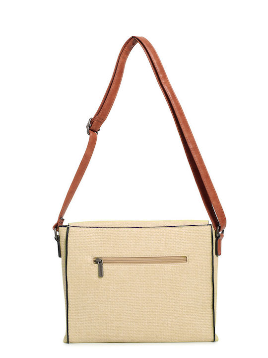 Khaki Damen-Messenger-Tasche