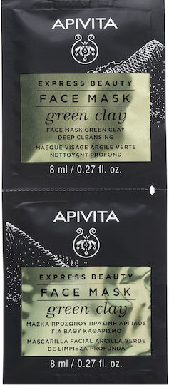 Apivita Express Beauty Mască pentru față 2 buc x 8ml