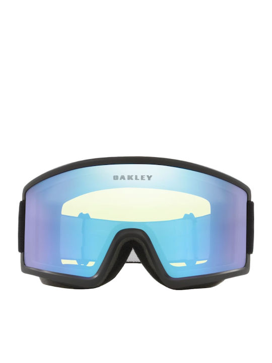 Oakley L Snow Mască de Schi și Snowboard pentru Adulți Neagră cu Lentilă Neagră