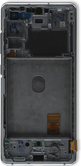 Οθόνη OLED Assembly με Μηχανισμό Αφής και Πλαίσιο για Samsung Galaxy S20 Fe 4g / 5g (Λευκό)
