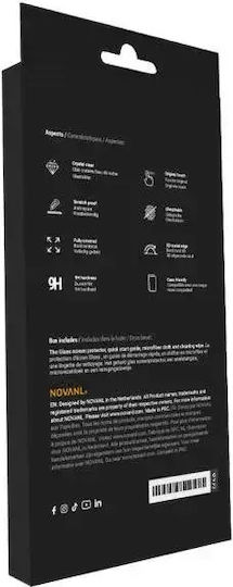 Novanl Стъклен протектор Pro с извити ръбове от край до край за Samsung Galaxy S25 Ultra