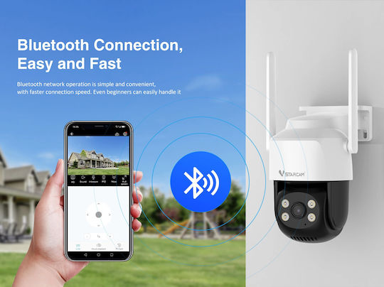 Vstarcam CS622 IP Камера за Видеонаблюдение Wi-Fi Full HD+ 3MP Водоустойчива с Двупосочна Комуникация и Обектив 3.6mm