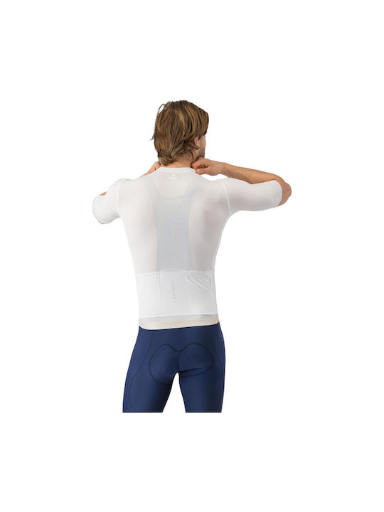 Castelli Herren Kurzarm-Radtrikot Weiß