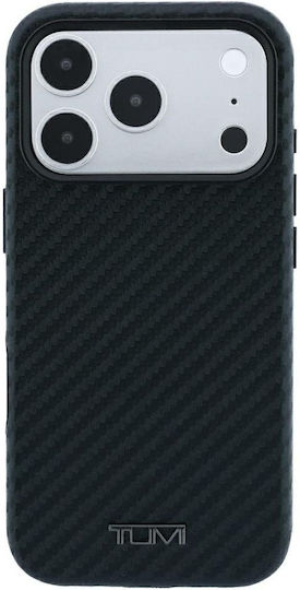 Tumi Back Cover Metalic Negru (iPhone 18 Pro / 17 Pro)