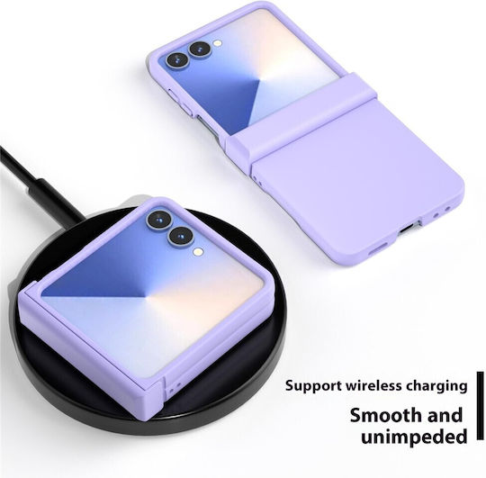 Abeel Заден пластмасов калъф, лилав (Galaxy Z Flip7)