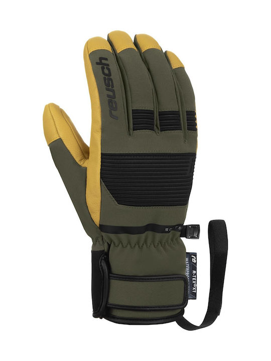 Reusch Men's Ski & Snowboard Gloves Yellow