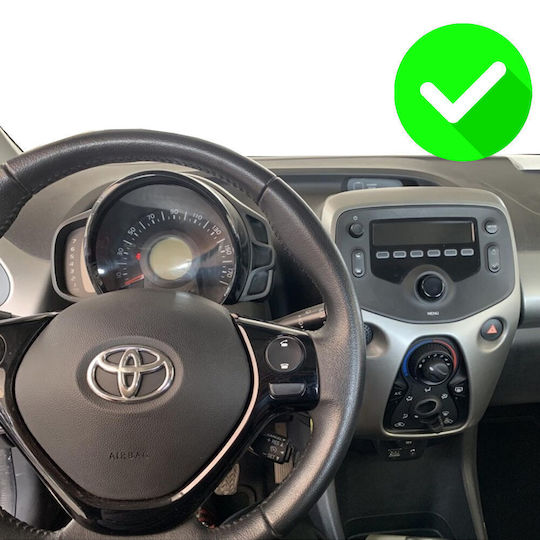Carmedia Auto-Audiosystem für Peugeot 108 Toyota Aygo Citroen C1 2014 (Bluetooth/USB/WiFi/GPS/Apple-Carplay/Android-Auto) mit Touchscreen 10"