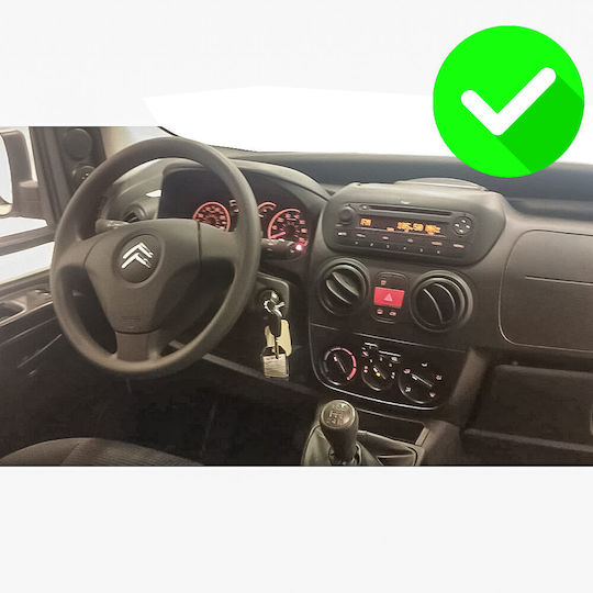 Carmedia Auto-Audiosystem für Fiat Fiorino / Qubo Citroen Nemo 2008-2018 (Bluetooth/USB/WiFi/GPS/Apple-Carplay/Android-Auto) mit Touchscreen 12.3"