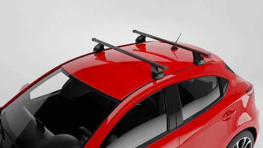 Menabo Komplettes Set Autodachträger Eisen Omega M 112 Cm Schwarz Alfa Romeo 159 SportWagon 5 Türen 2006>2013-2 Stück 9650 Mb+12670 Mb Mp.ar.12670/mb-omg-6