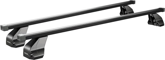 Menabo Complete Set Car Roof Bars Iron Omega M 112 Cm Black Ford Fiesta Iv 3 Doors 1996>2002 2 Pcs 9750 Mb+12670 Mb Mp.fo.12670/mb-omg-4 Menabo Complete Set Car Roof Bars Iron Omega M 112 Cm Black Ford Fiesta Iv 3 Doors 1996>2002 2 Pcs 9750 Mb+12670 Mb Mp.fo.12670/mb-omg-4