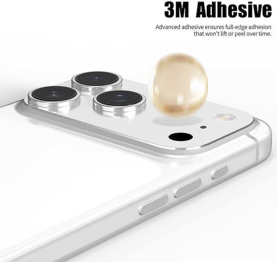 Lito Crown Halo Ar + Af Protecție Lentilă Cameră Iphone 18 Pro Argintiu