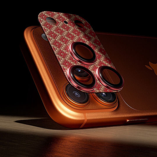Benks Протектор за камера Закалено стъкло Orange за iPhone 17 Pro Max