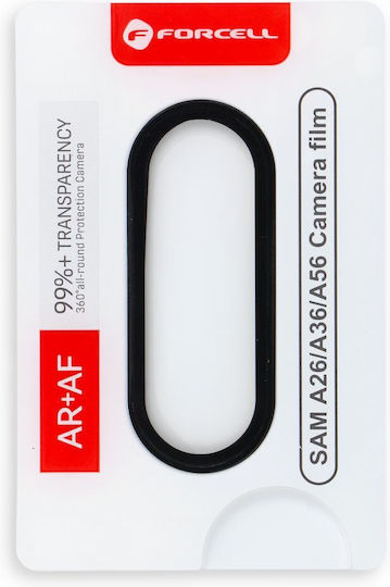 Forcell Camera Protector Tempered Glass Black for Samsung Galaxy A36