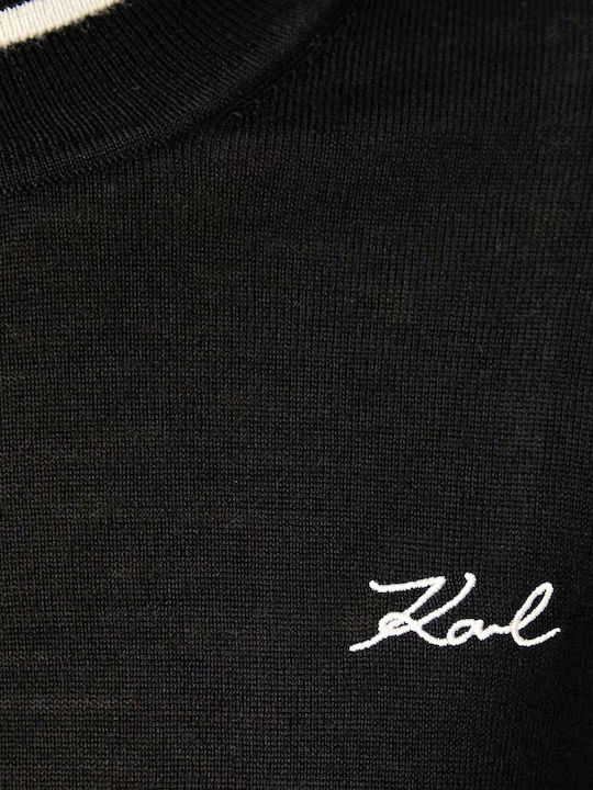 Damen-Rollkragenpullover Schwarz