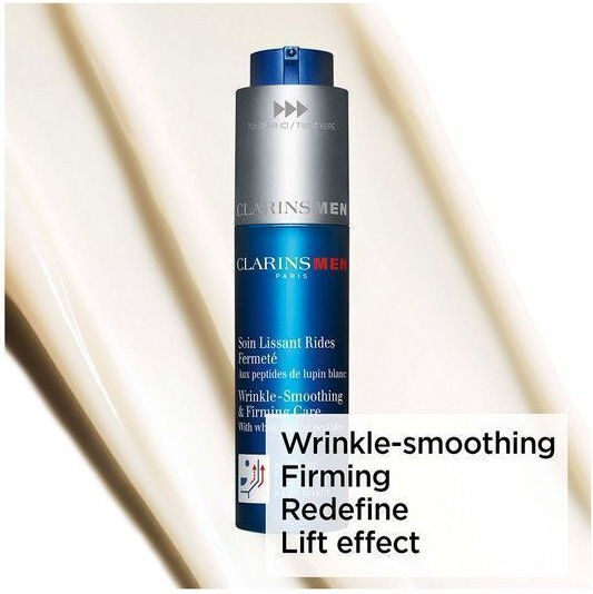 Clarins Men Soin Lissant Rides Fermeté Cremă Hidratantă și Anti-îmbătrânire de Zi pentru Bărbați pentru Față 50ml
