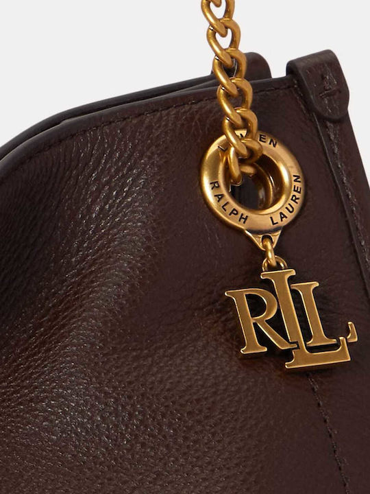 Leather Women's Shoulder Bag Chestnut Brown