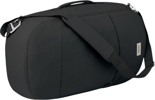 Osprey Duffel Geantă de Voiaj Tip Rucsac 47 l Neagră din Material Textil