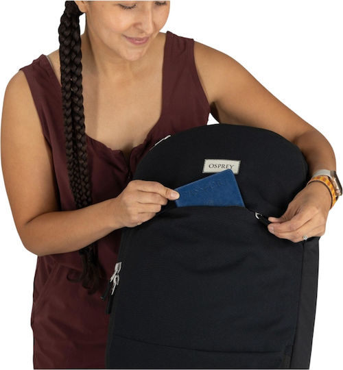 Osprey Duffel Geantă de Voiaj Tip Rucsac 47 l Neagră din Material Textil