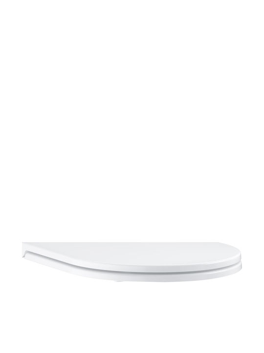 Grohe Καπάκι Λεκάνης Slim Soft Close Πλαστικό Λευκό Grohe Καπάκι Λεκάνης Slim Soft Close Πλαστικό Λευκό