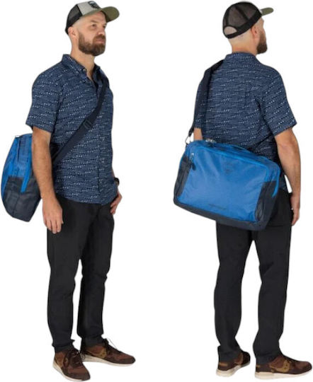 Osprey Boarding Bag Geantă de Voiaj Tip Rucsac 23,5 l Albastră cu Roți din Material Textil L44,5 x l23 x Î31 cm