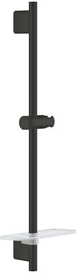 Grohe 266022430 Fixed Shower Bar 630 Mm 78 Mm Universal Adjustable Shower Holder Wall-mounted Abs Shower Bar Black
