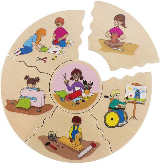 Ξύλινο Παιδικό Puzzle Humanico Hobbies Beleduc