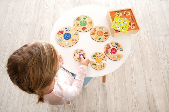 Holzpuzzle für Kinder Humanico Eating 27 Teile Beleduc