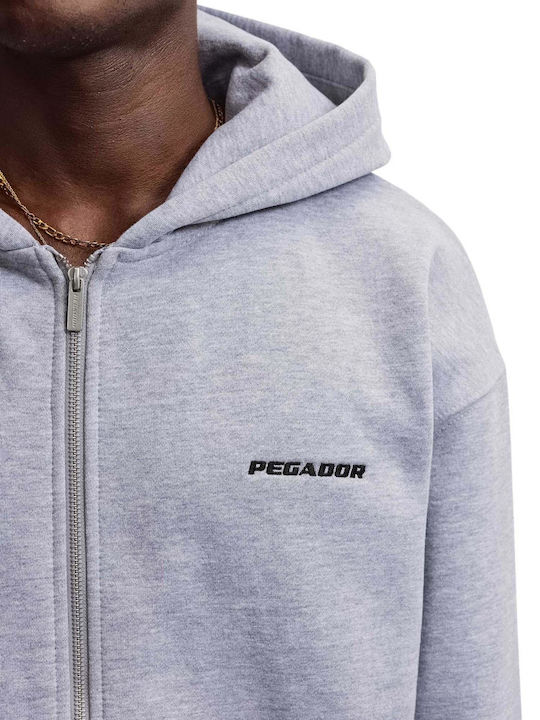 Graue Kapuzenjacke