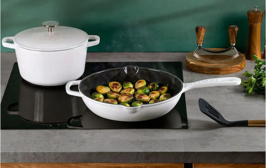 Gerlach Cast Iron Pan with Enamel Coating 28cm