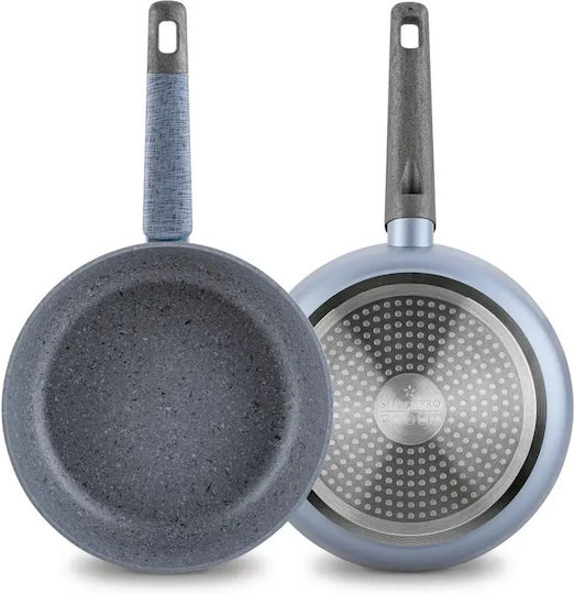 Starke Pro Doppelpfanne aus Aluminium mit Deckel 24 cm