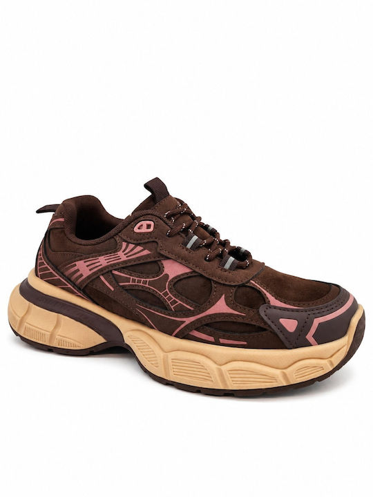 Sneakers Chunky pentru Femei Maro