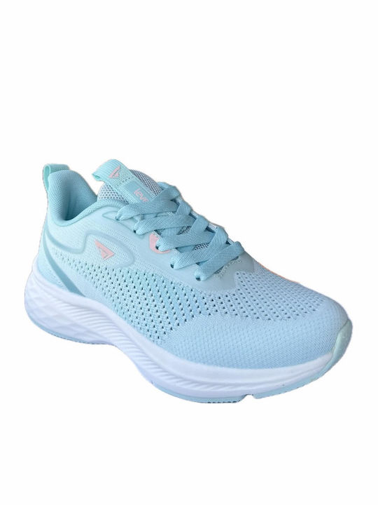 Anatomische Damen-Sneakers Hellblau