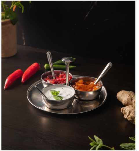 Kitchen Craft Inox Ορντεβιέρα Γκρι 3τμχ