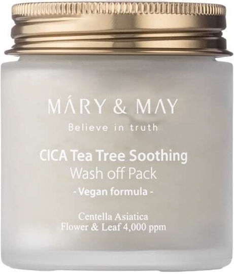 Mary And May Cica Tea Tree Soothing Wash Off Pack 125g