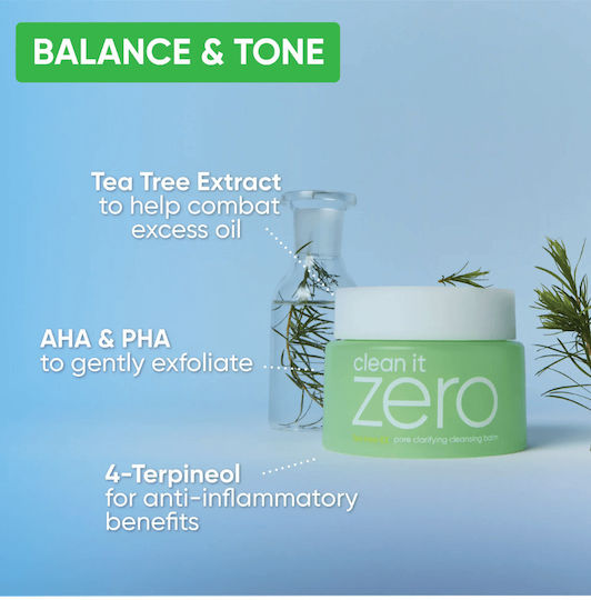 Banila Co Clean It Zero Tea Tree-EX Balsam de Curățare a Feței pentru Îmbunătățirea aspectului porilor 100ml