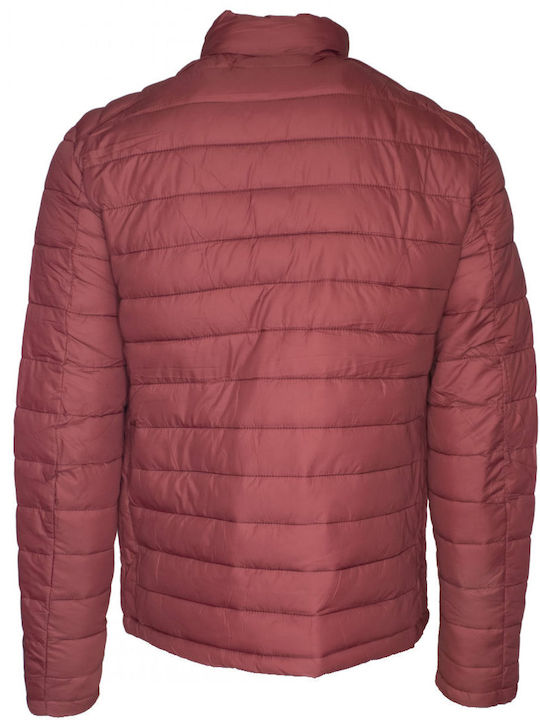 Carol Geacă Matlasată Burgundy
