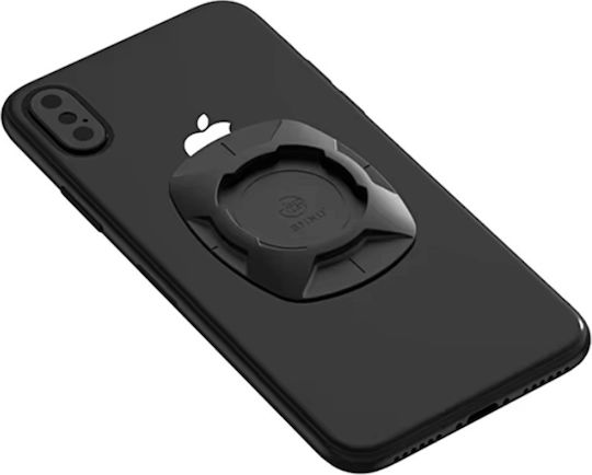 Smnu Motorcycle Mirror Phone Mount Black Aluminum Magnetic Anti-Vibration Mount