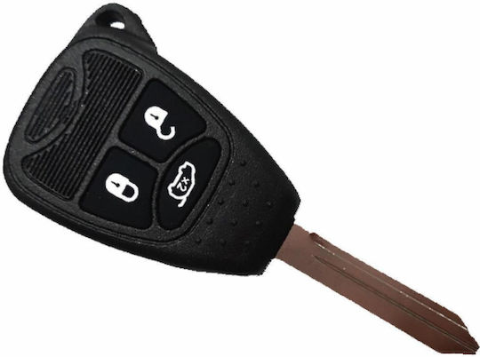 Carcasă pentru Cheie Auto Compatibilă cu Chrysler Jeep, 3 Butoane